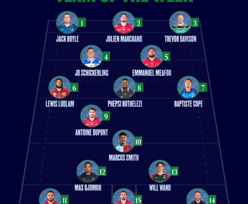 Champions Cup Team of the Week (Round 4)