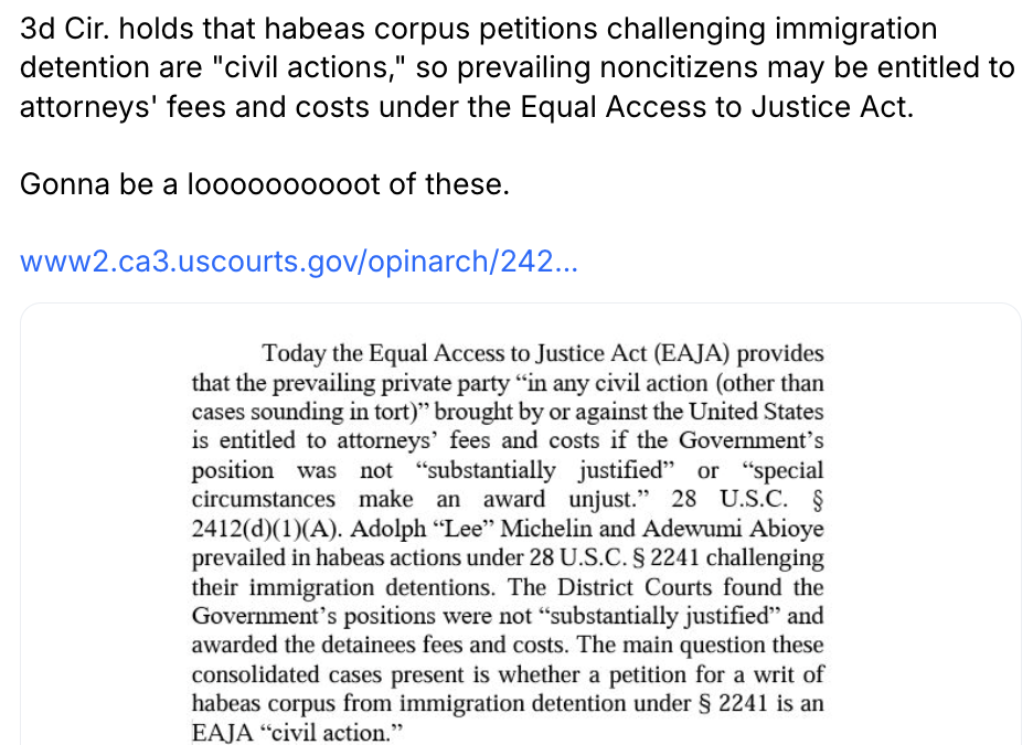 It Just Got A Lot More Expensive For ICE To Wrongfully Detain People